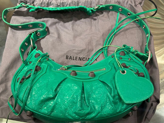 BALENCIAGA Green Handbag Women #QYINYT