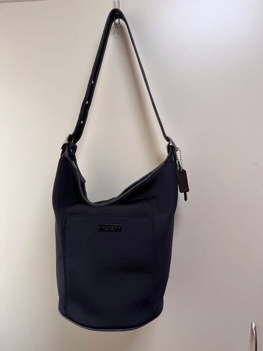 COACH Classic 6204 Neo Duffle Sac Bucket Bag 1998 Black Mexico #QYJQEF