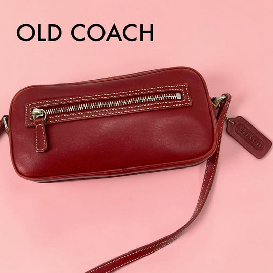 Classic COACH old archive y2k deep red #QYJIII