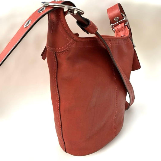 COACH Old Coach Shoulder Bag, All Leather, Bucket Style #QY8T1U