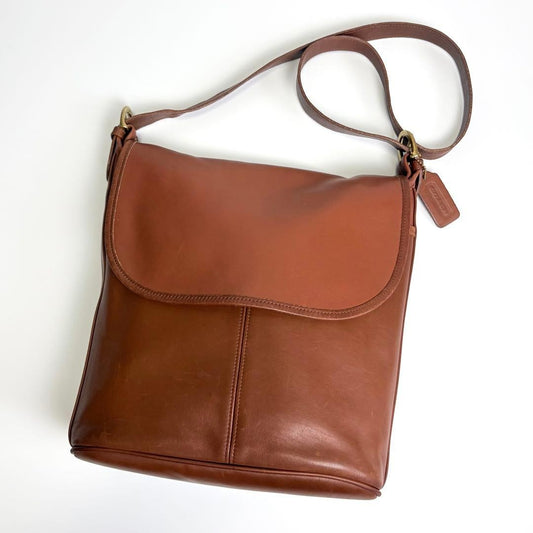 COACH Old Coach Flap Shoulder Bag, Made in USA #QYAQER