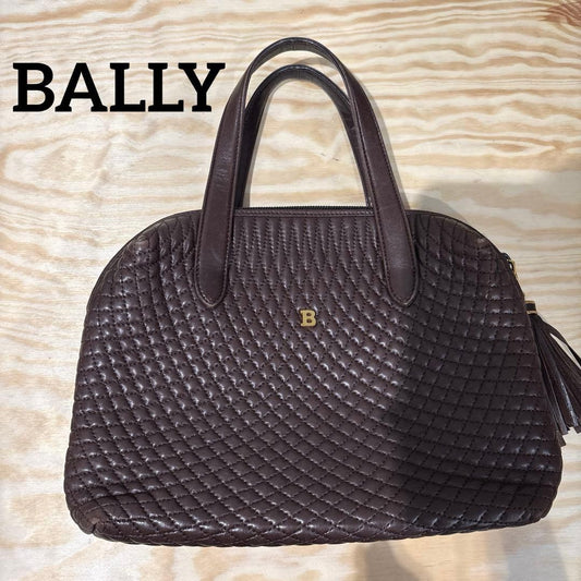 BALLY quilted leather handbag with tassel #QYJBXU