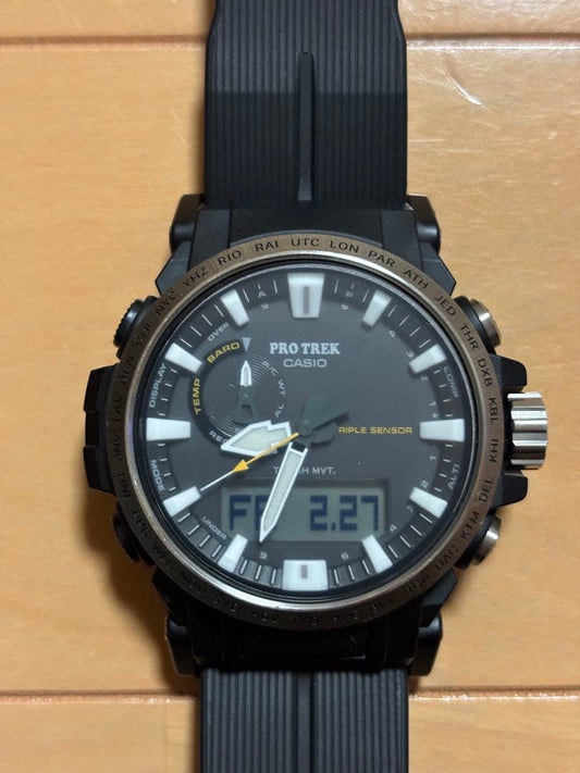 Casio Pro Trek Prw-61-1Ajf #Qyi0Ai