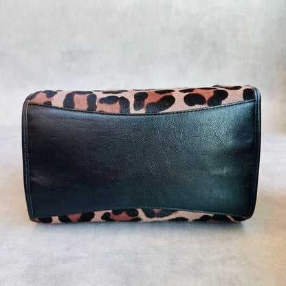 Y2K COACH Harako Leopard 2way Bag #QY7AY4