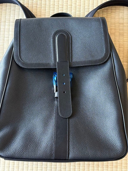 BALLY Leather Backpack Carry-On Compatible #QYC8HN