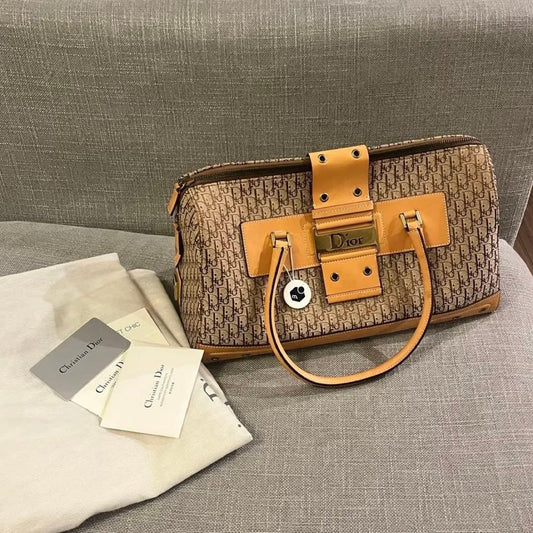 Christian Dior Trotter handbag, tote bag, Boston bag #QY1BAZ