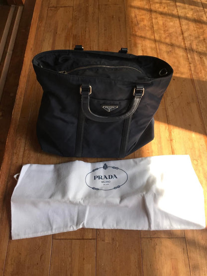 PRADA TESSUTO+VITELLO BALTICO TU bag #QYKD92