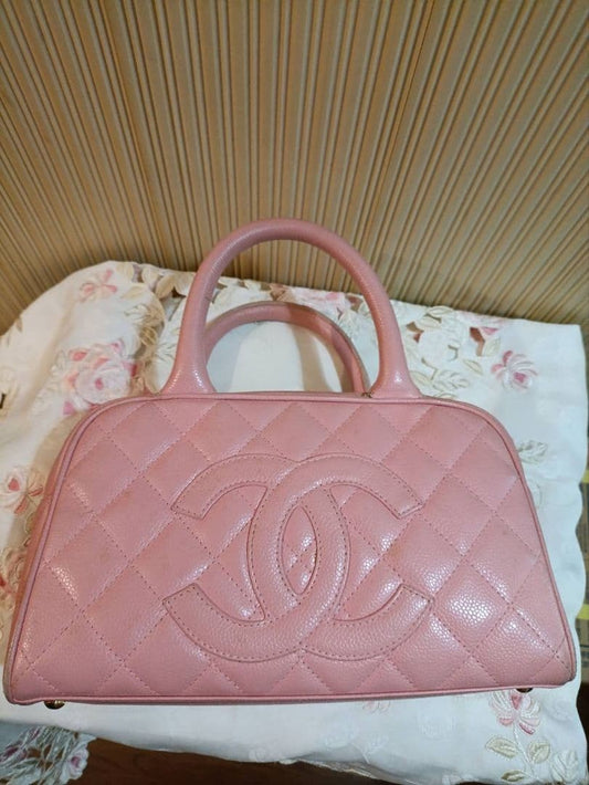 CHANEL Matelassé Mini Boston Bag #QY619Q