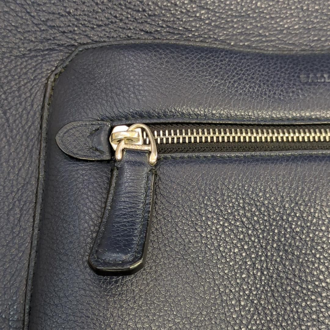 Official BALLY backpack store Navy Leather #QYHSY7