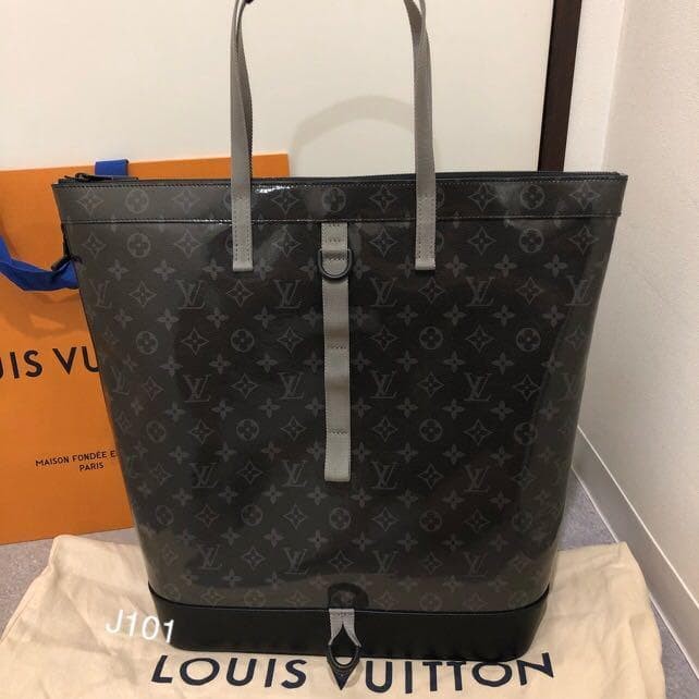 LOUIS VUITTON Zipped Tote Backpack Monogram Eclipse Glazed #QYI0JS