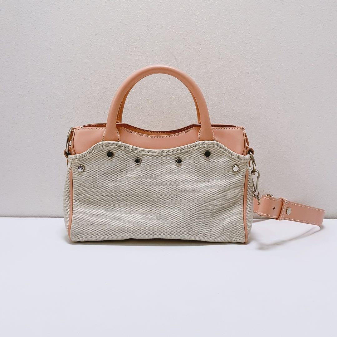 BALENCIAGA Mini Bag Beige Mini Handbag #QY1Q2U