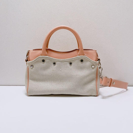 BALENCIAGA Mini Bag Beige Mini Handbag #QY1Q2U