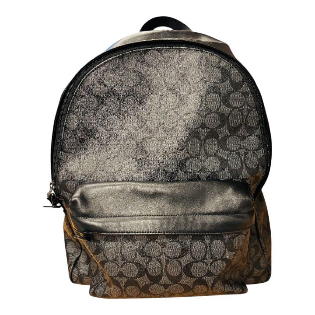 COACH Large Capacity Backpack Black 42x34cm #QYL0TE