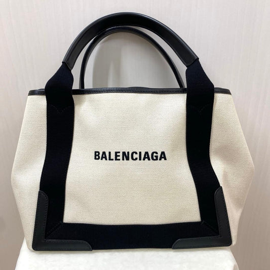 BALENCIAGA Navy Cabas S Tote Bag 339933 #QY0943