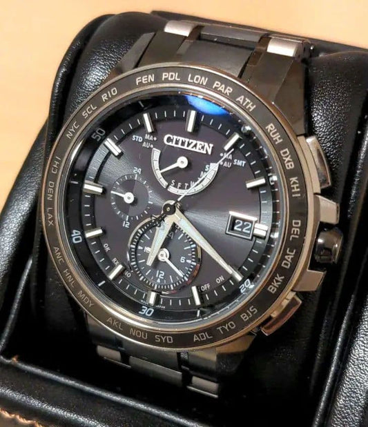 Citizen Attesa Eco-Drive Solar Radio-Controlled Watch #PG1IGY