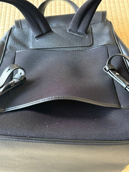 BALLY Leather Backpack Carry-On Compatible #QYC8HN
