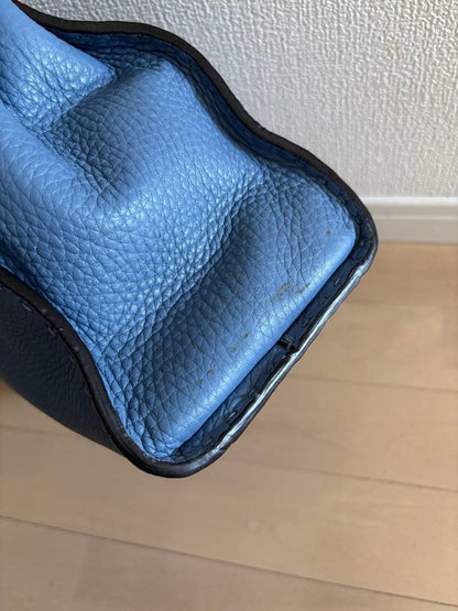 FENDI Peekaboo Medium Cloudy Blue #QY09BJ