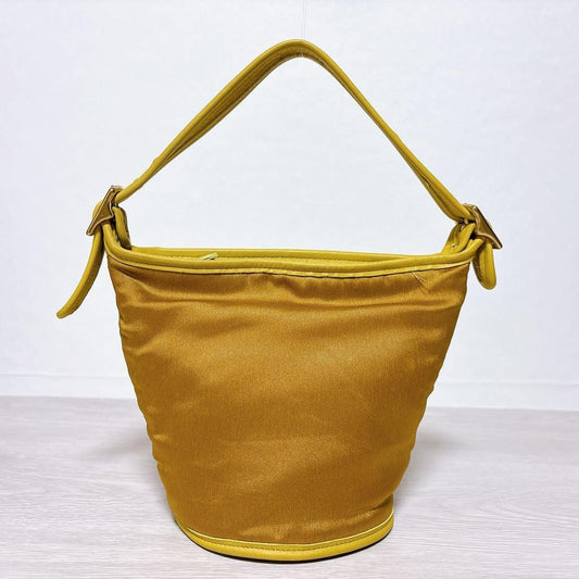 Coach Satin Maggy Duffle Bag Yellow Y2k #QY3P94