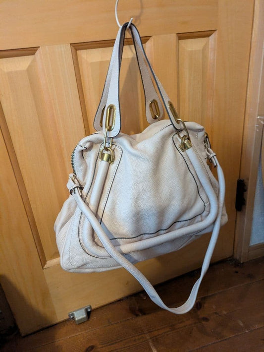 Chloe Paraty Leather Shoulder Bag Handbag #QYJB1B