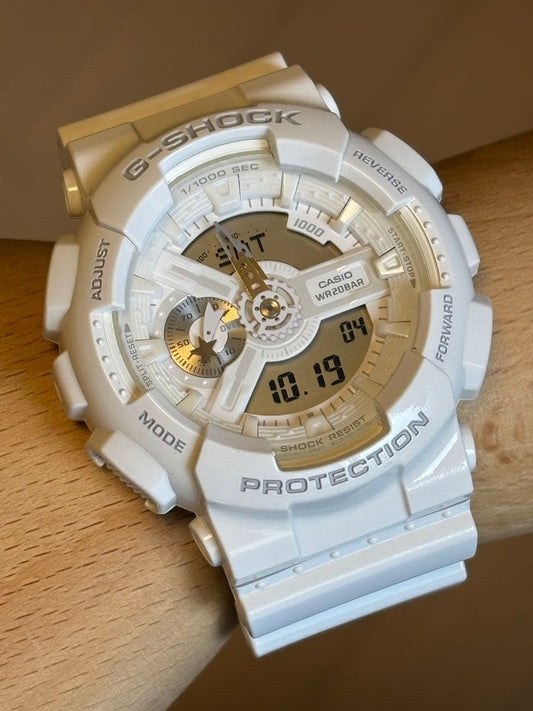 CASIO G-SHOCK GA-110LE Lava Collection 2017 Limited White Watch #QYJ2QR