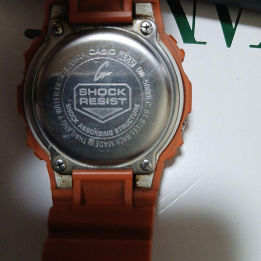 CASIO G-SHOCK DW-5600LC Orange Watch #QYKD2X