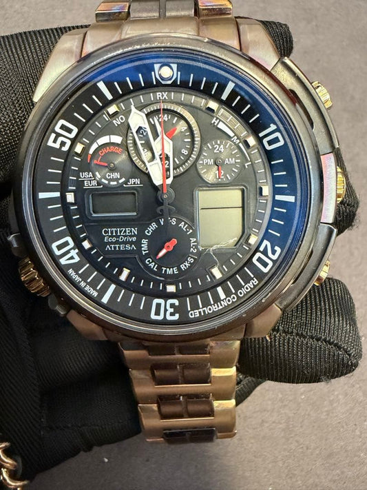 CITIZEN Eco-Drive ATTESA 700 bottles Classic #QY6G40