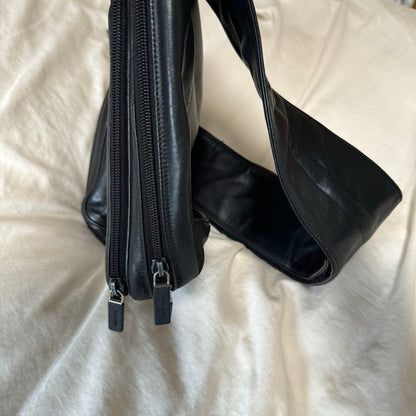 FW/1999 archive MIU MIU leather sling bag Black #QY12NI