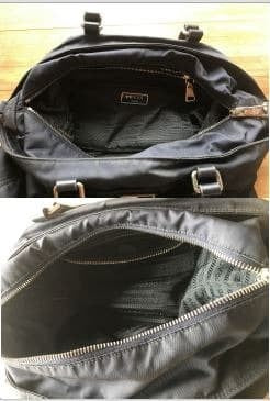 PRADA TESSUTO+VITELLO BALTICO TU bag #QYKD92