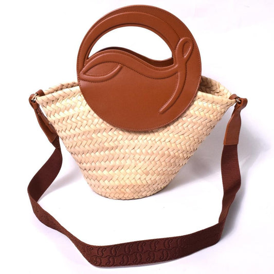 CHRISTIAN LOUBOUTIN Biloumoon Basket Basket Bag S, Leather #QYKSGQ