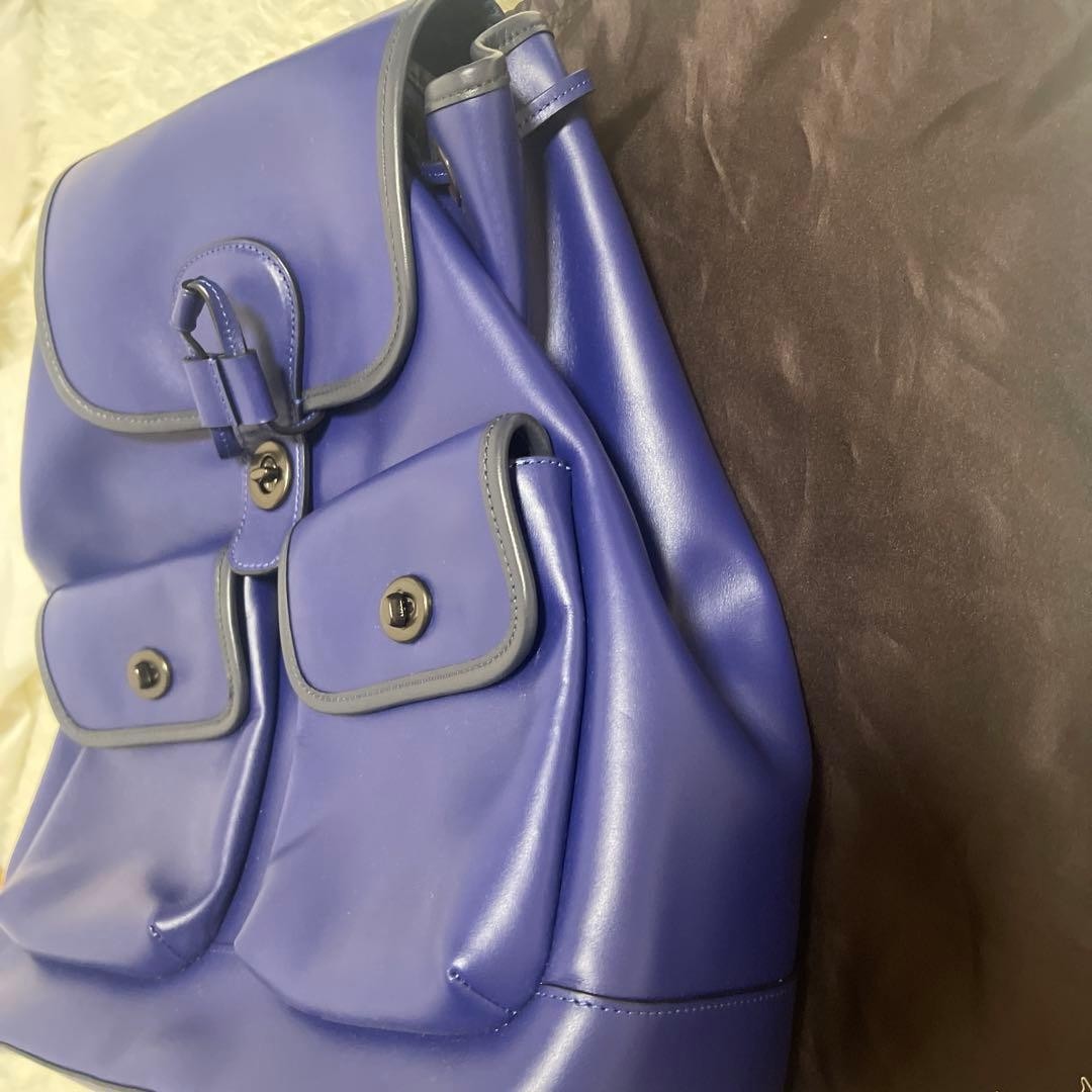 COACH Men's Blue Backpack C2902 #QYGQ6A