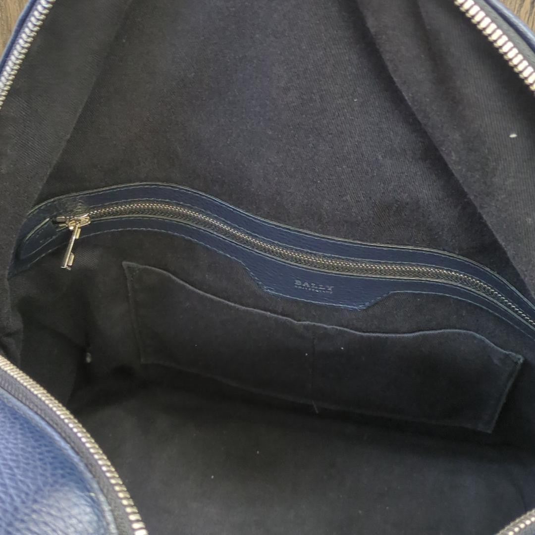 Official BALLY backpack store Navy Leather #QYHSY7