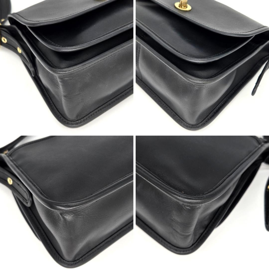 1190 COACH Rambler Turnlock Bag Black #QYGID1