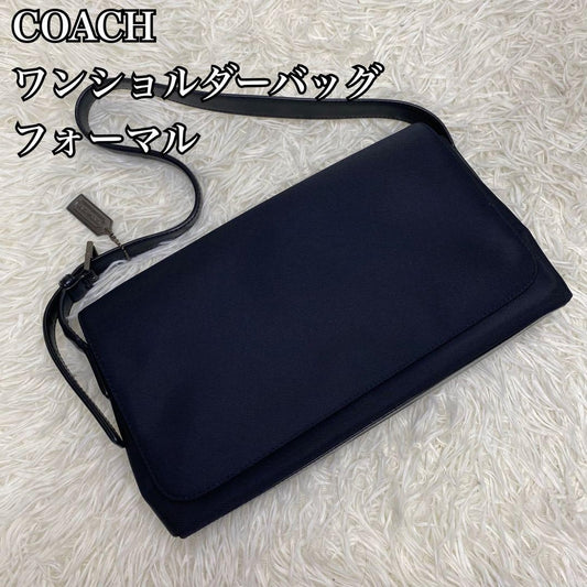 COACH One-Shoulder Bag, Formal Bag, Black #QY1AVU