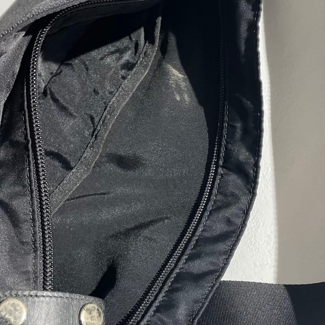ISSEY MIYAKE Archive Vintage Backpack Shoulder Bag Black Canvas #QYD2YK
