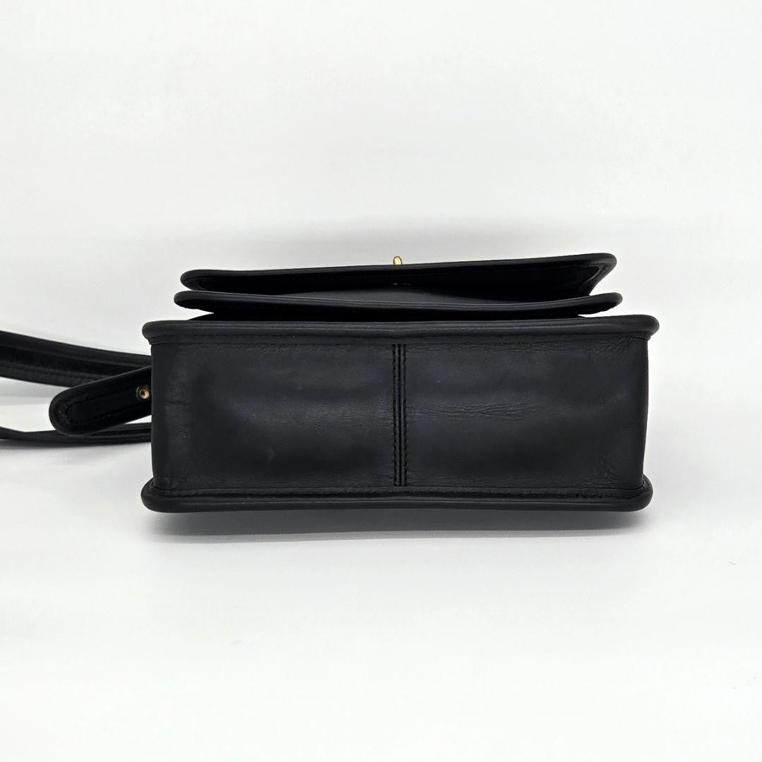 1190 COACH Rambler Turnlock Bag Black #QYGID1