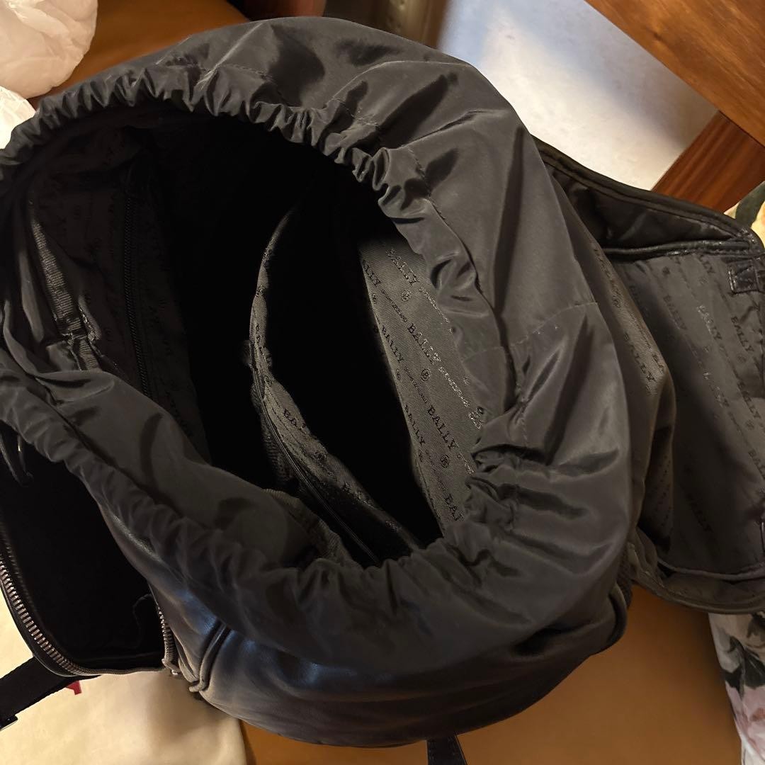 BALLY backpack Black Lambskin #QY1IHU