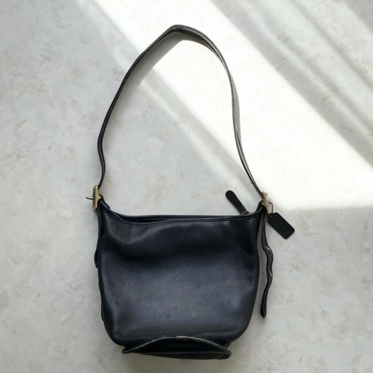COACH Bucket Bag, Black, Old Coach, Genuine Leather #QY7Q6Q