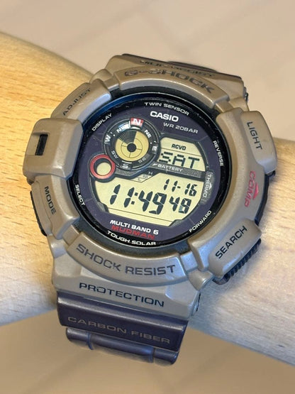 Large G-SHOCK Mudman GW-9300 Military Radio-Controlled Solar Watch #QY97TF