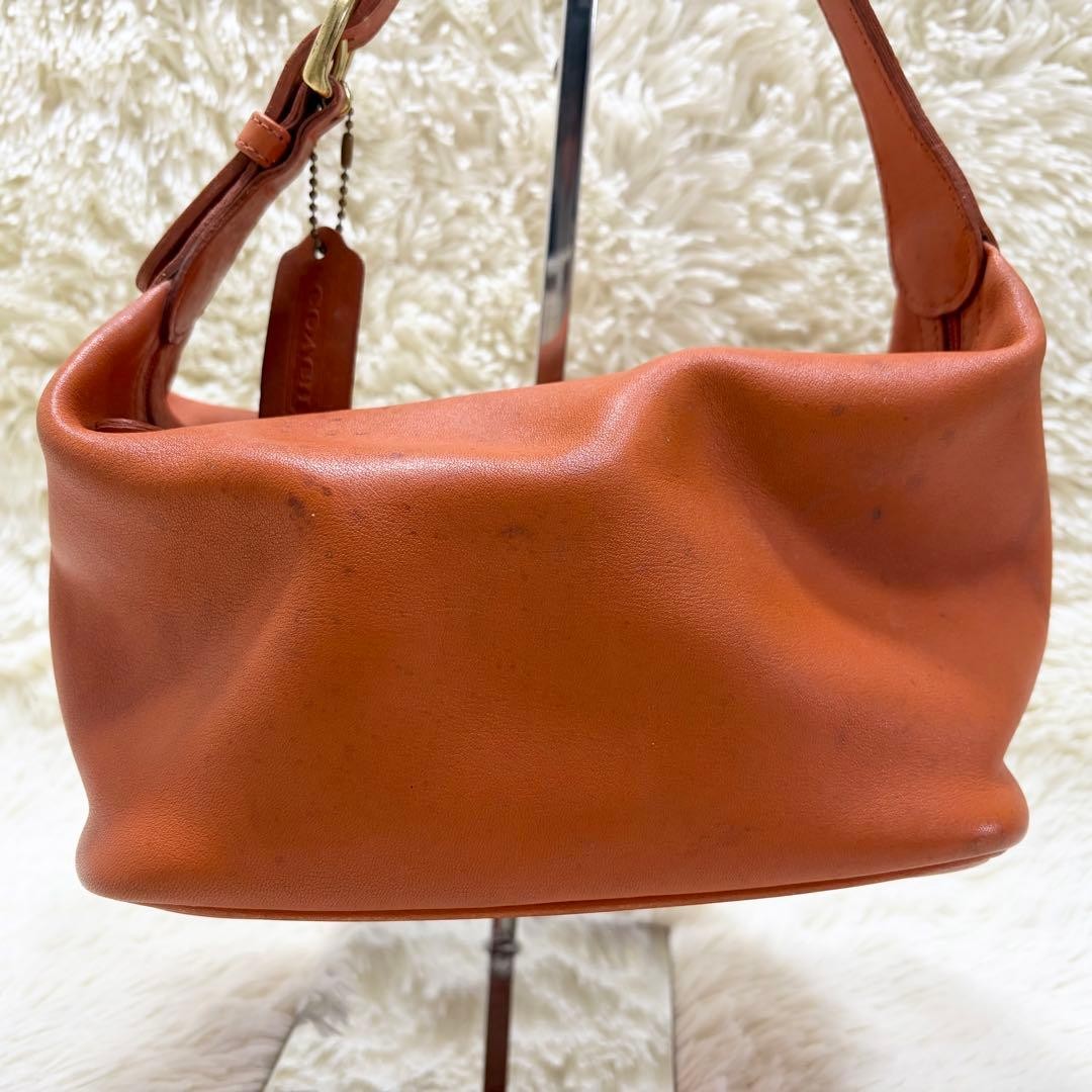 Old Coach 4145 Glovetanned Leather Brown Shoulder Bag Large Capacity #QYFVIQ