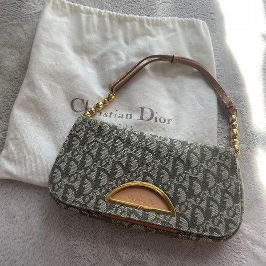 Christian Dior Maris Pearl Handbag, Classic Green #QYEUC4