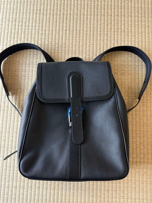 BALLY Leather Backpack Carry-On Compatible #QYC8HN