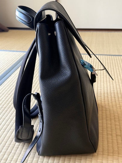 BALLY Leather Backpack Carry-On Compatible #QYC8HN