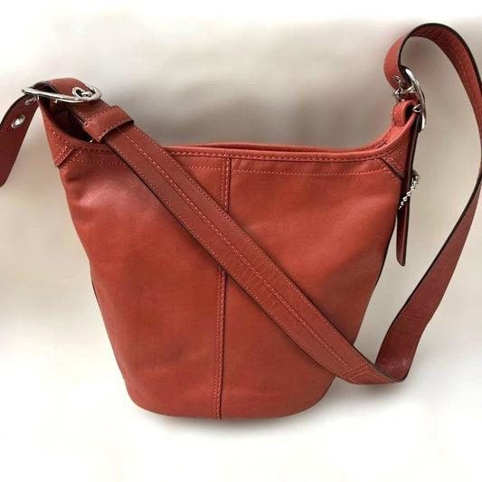 COACH Old Coach Shoulder Bag, All Leather, Bucket Style #QY8T1U