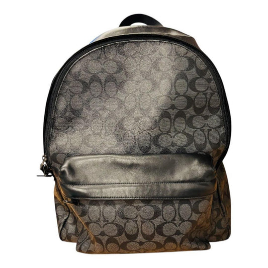 COACH Large Capacity Backpack Black 42x34cm #QYL0TE