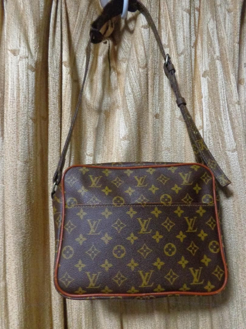 LOUIS VUITTON Monogram Nile Shoulder Bag Brown #QY5DAP