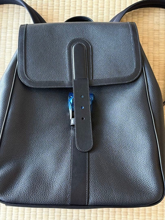 BALLY Leather Backpack Carry-On Compatible #QYC8HN