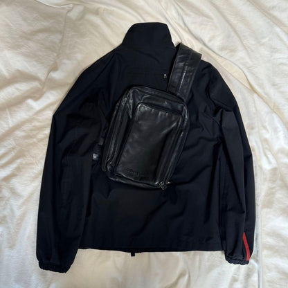 FW/1999 archive MIU MIU leather sling bag Black #QY12NI