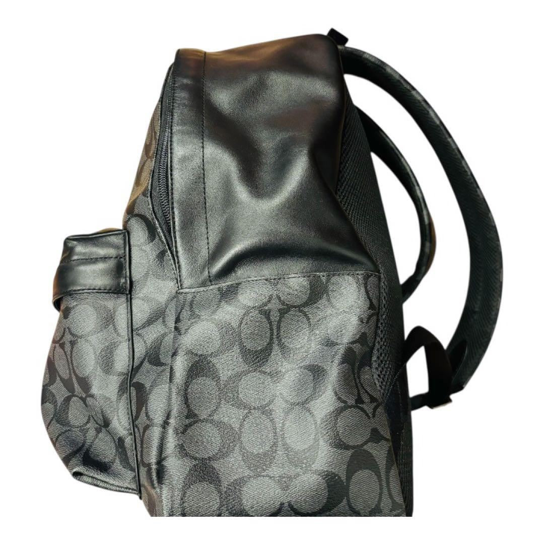 COACH Large Capacity Backpack Black 42x34cm #QYL0TE