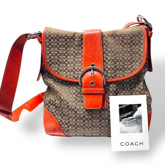 Coach Soho shoulderbag Mini signature #QY13CA