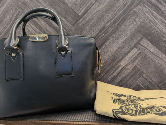 Burberry handbag, black #QYHEFV